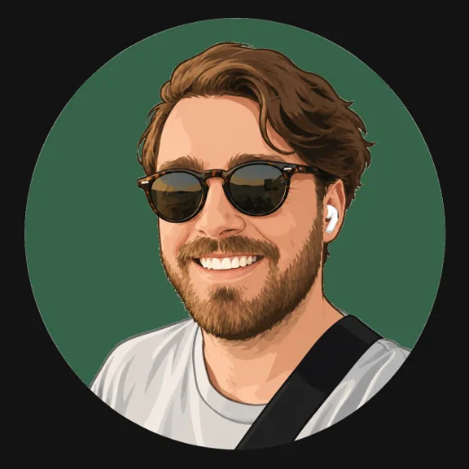 Illustrated portrait of Avery Jones
